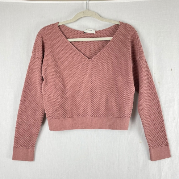Babaton Cotton & Cashmere Lita Cropped Sweater - Picture 6 of 12